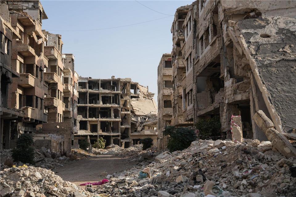 Syrien gleicht nach seinem langen Bürgerkrieg vielerorts einer Trümmerwüste. (Archivbild)Moawia Atrash/dpa