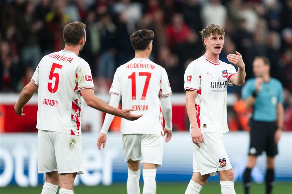 Tabellenschlusslicht Heidenheim war chancenlos. Marius Becker/dpa