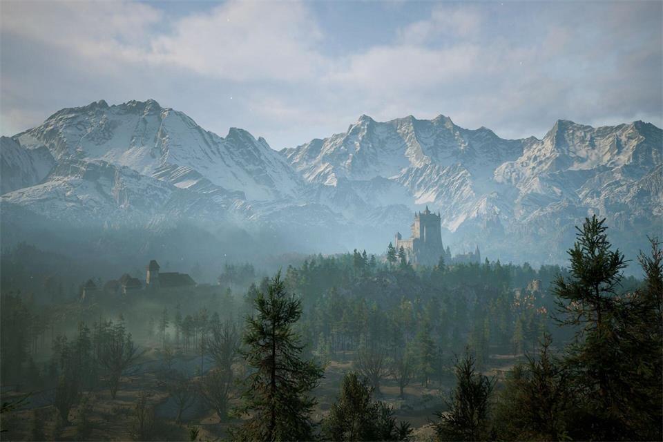 Tagsüber sieht die Karpaten-Burg gar nicht so gruselig aus. Aber niemand sollte sich in falscher Sicherheit wiegen: Dort werden Menschen geopfert.Bandai Namco/dpa-tmn