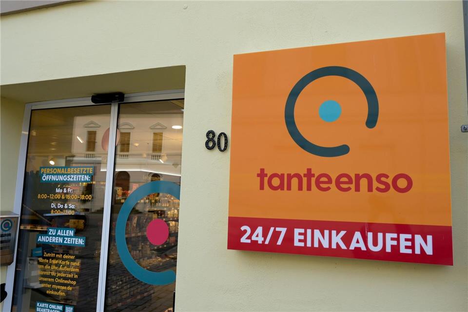 Tante Enso betreibt bereits zahlreiche Mini-Supermärkte in Deutschland, unter anderem in Wörlitz. (Archivbild)Heiko Rebsch/dpa