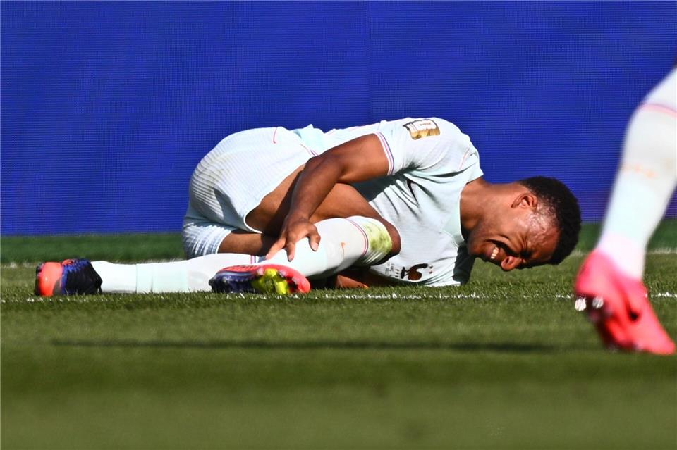 Tat sich weh gegen Marokko: Kylian Mbappé.Tom Weller/dpa