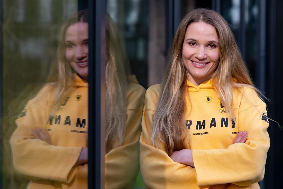 Tatjana Paller ist Deutschlands stärkste Skibergsteigerin. (Archivbild)Sven Hoppe/dpa