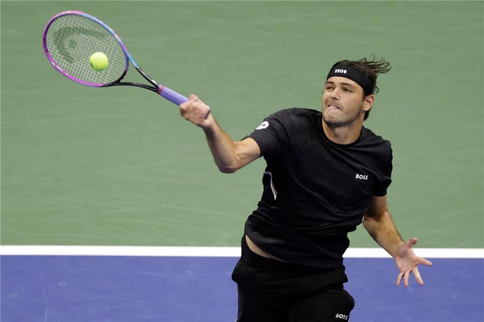 Taylor Fritz hat auch das elfte Duell mit Novak Djokovic verloren. Adam Hunger/AP/dpa