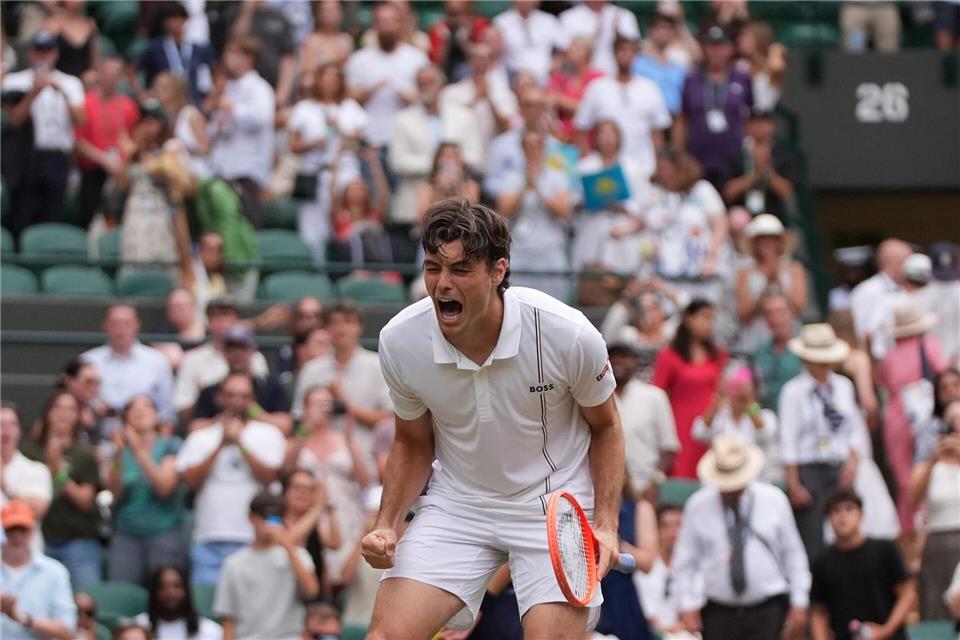 Taylor Fritz kann mit einer Erfolgsserie im Rücken in das Duell mit Alexander Zverev gehen.Maja Smiejkowska/AP/dpa