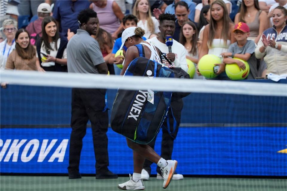 Taylor Townsend kamen nach ihrer Niederlage und acht vergebenen Matchbällen die Tränen.Pamela Smith/AP/dpa
