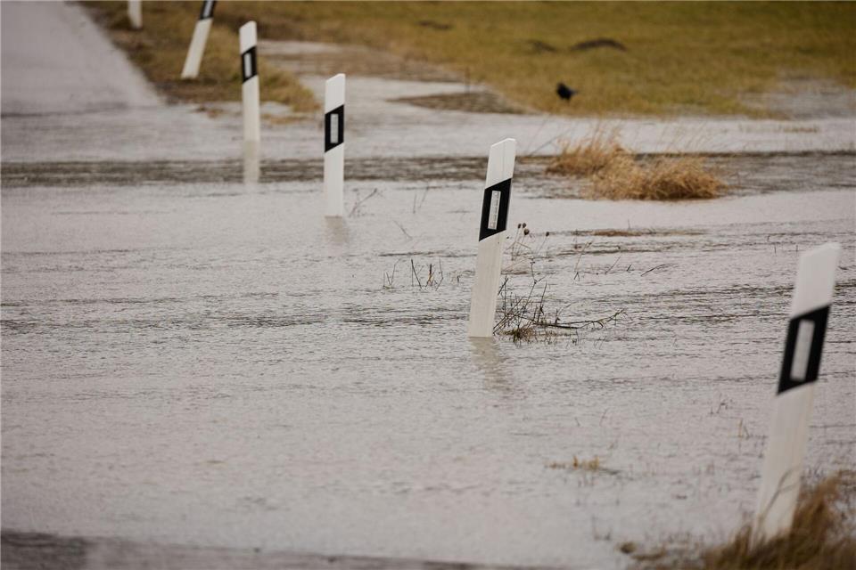 Teils gibt es in Franken Überflutungen. Tizian Gerbing/dpa