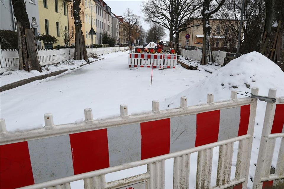 Teilweise ruhten Baustellen im Winter komplett. Bernd Wüstneck/dpa