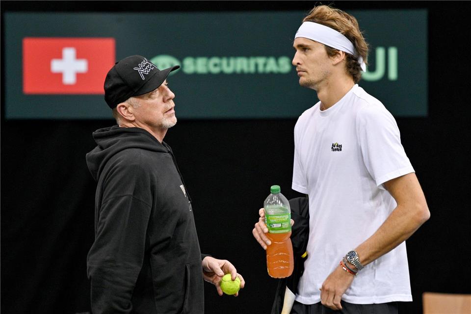 Tennis-Legende Boris Becker wünscht sich mehr Kampfgeist bei Alexander Zverev. (Archivbild)Harald Tittel/dpa
