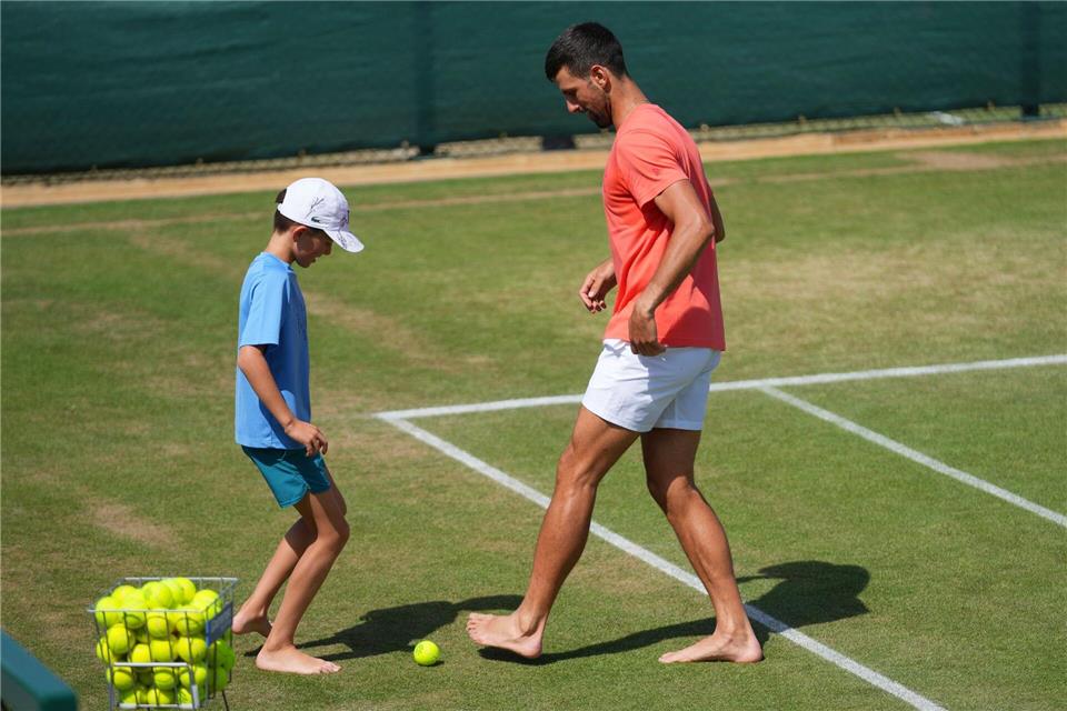 Tennisstar Novak Djokovic hat zwei Kinder: neben Sohn Stefan noch Tochter Tara. (Archivbild)Joanna Chan/AP/dpa