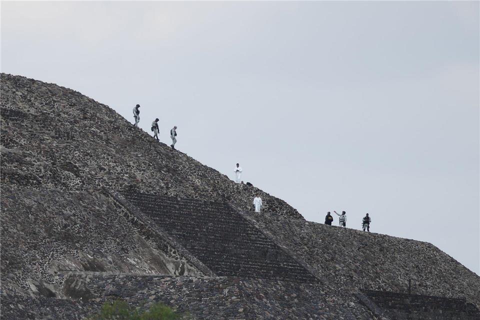 Teotihuacan ist eine der wichtigsten Ausgrabungsstätten in Mexiko.Eduardo Verdugo/AP/dpa