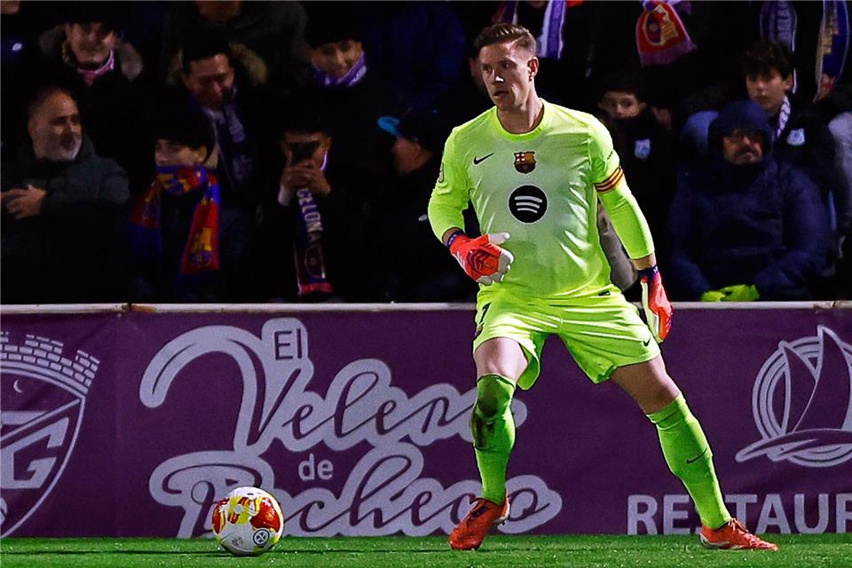 Ter Stegen konnte sich spät auszeichnen.Rudy Garcia/AP/dpa