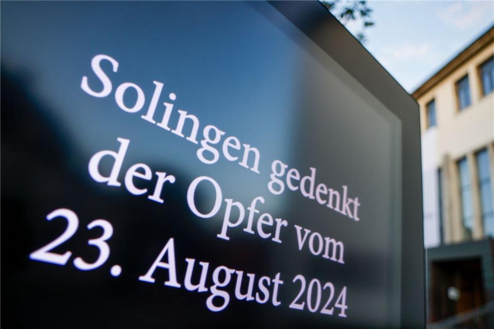 Solinger Anschlag: Kurs Richtung Höchststrafe Terroranschlag von Solingen: Prozess auf der Zielgeraden Thomas Banneyer/dpa