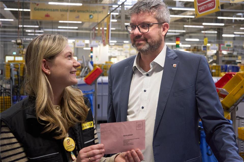 „Test bestanden, die Wahl kann kommen“, sagte Abteilungsleiterin Julia Karla. Thomas Frey/dpa