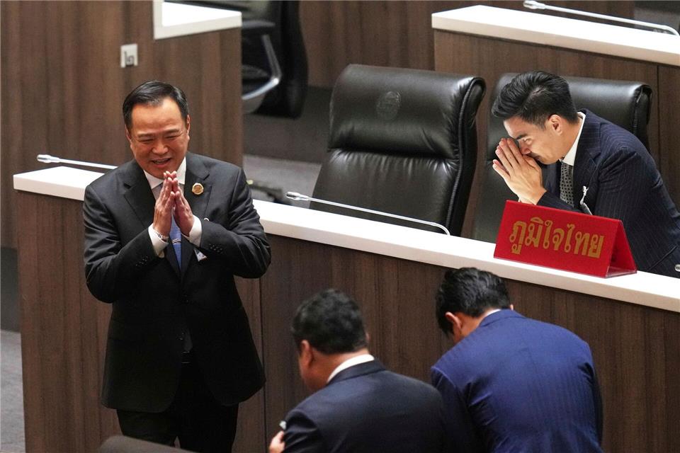 Thailand hat bereits zum dritten Mal in zwei Jahren eine neue Regierung.Sakchai Lalit/AP/dpa