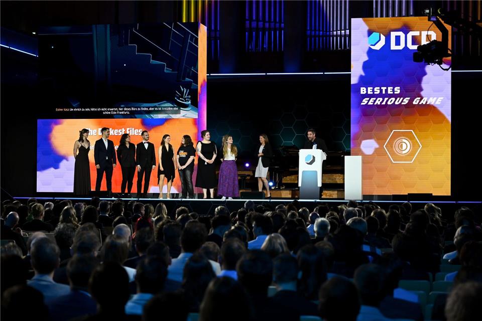 „The Darkest Files“ überzeugte auch als bestes Serious Game.Sven Hoppe/dpa