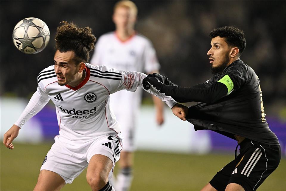 Theate und die Eintracht gaben den Sieg aus der Hand.Uncredited/AP/dpa