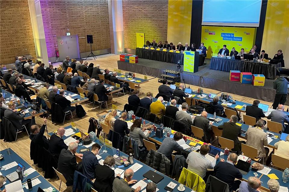 Thema in Neumünster ist auch die Sicherheitspolitik.Andre Klohn/dpa