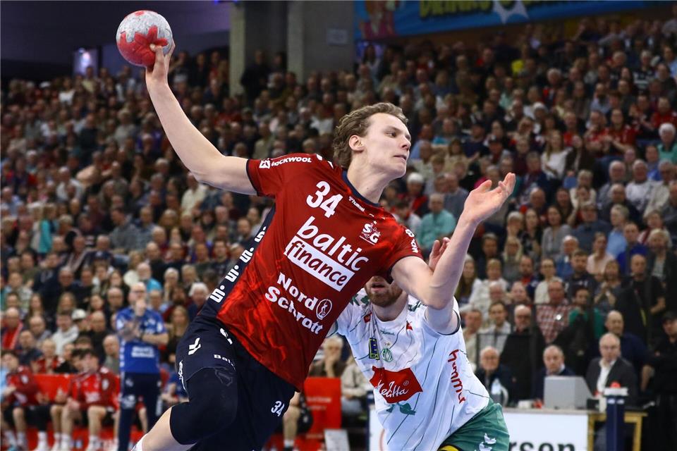 Thilo Knutzen wird von der SG Flensburg-Handewitt nach Schweden ausgeliehen. (Archivbild)Michael Hundt/dpa