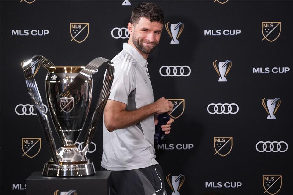 Thomas Müller hat den MLS-Cup im Blick.Darryl Dyck/The Canadian Press/AP/dpa