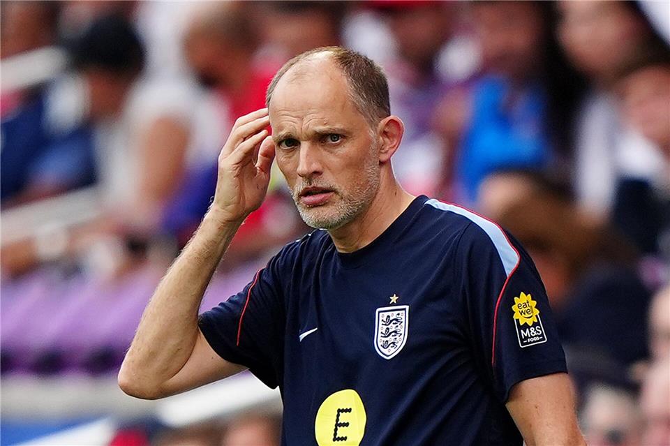 Thomas Tuchel und das englische Team erlebten eine böse Überraschung.Bradley Collyer/PA Wire/dpa