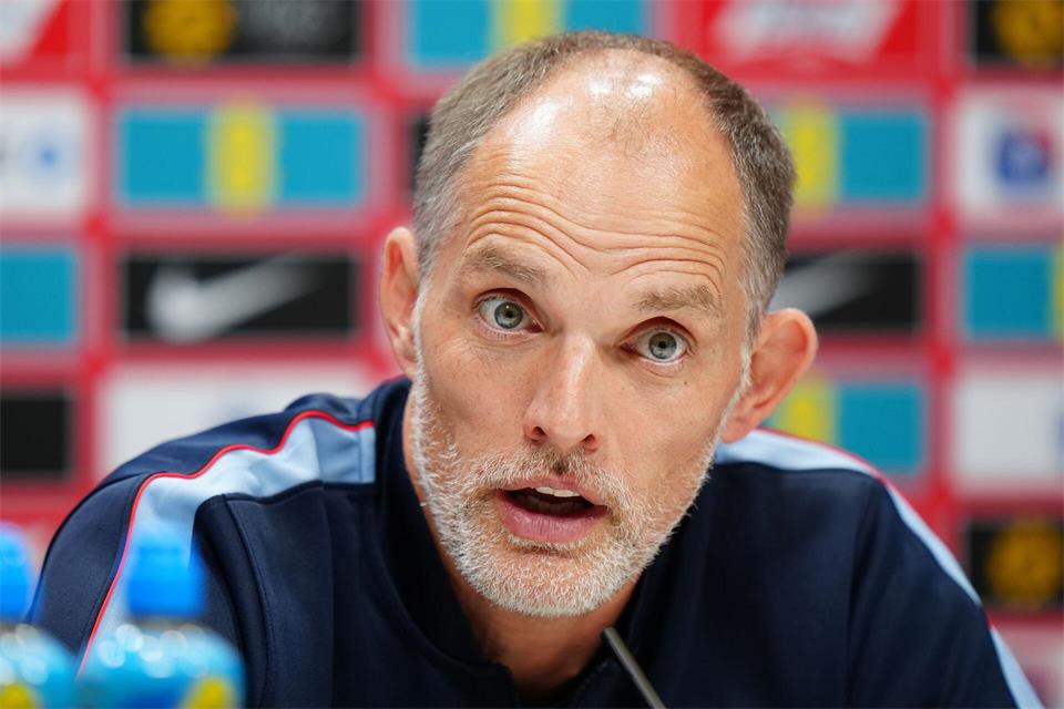 Thomas Tuchel und seine Engländer treten am Dienstag in Tschechien an.Bradley Collyer/PA Wire/dpa