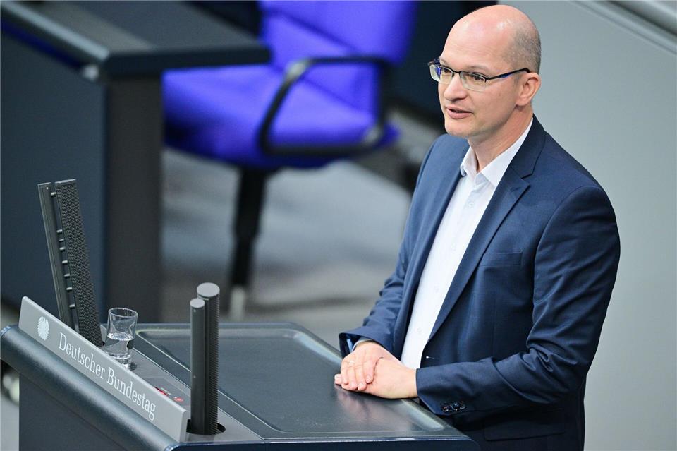 Thüringens AfD-Co-Chef Stefan Möller schließt eine Kandidatur für den Bundesvorstand seiner Partei nicht aus. (Archivbild)Sebastian Christoph Gollnow/dpa