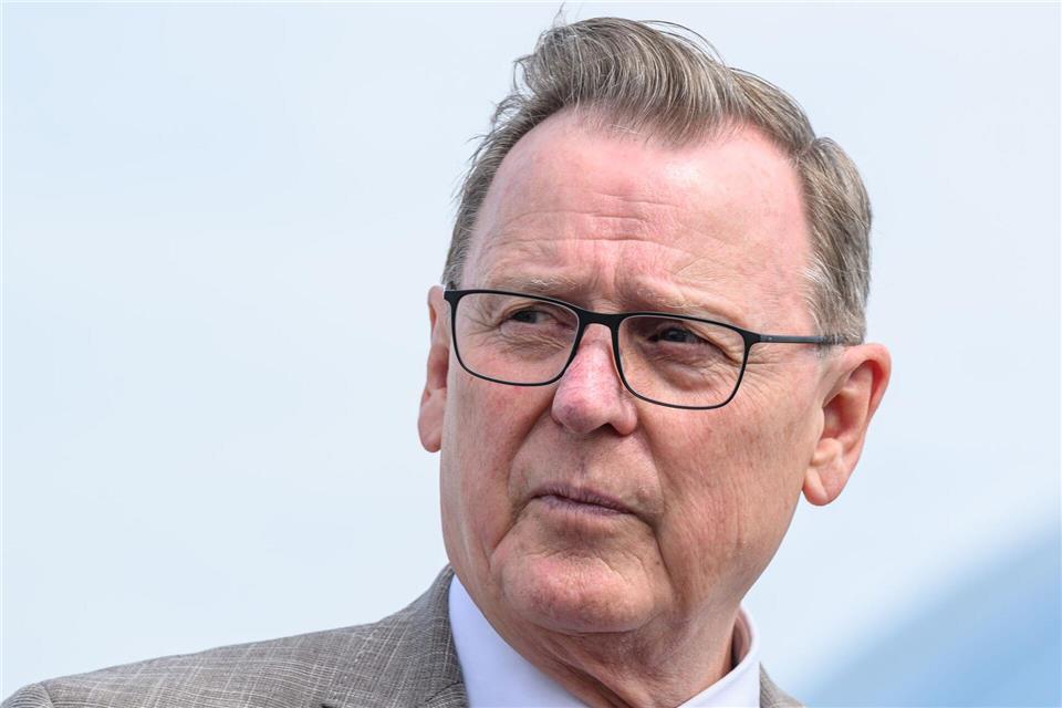 Thüringens Ex-Ministerpräsident Bodo Ramelow akzeptiert nur gewaltfreien Protest. (Archivbild) Patrick Pleul/dpa