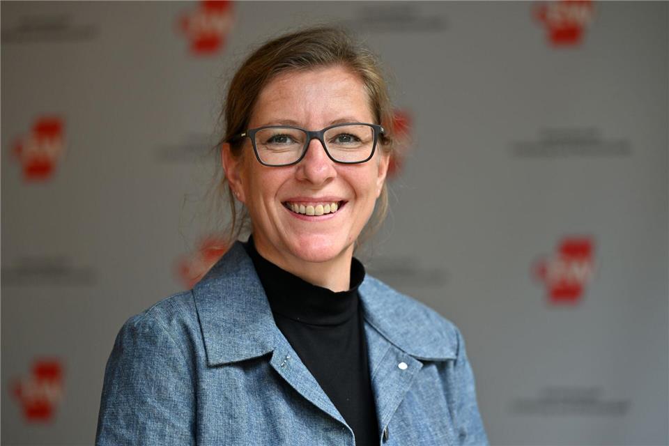 Thüringens GEW-Landesvorsitzende Kathrin Vitzthum will eine Debatte über die Auswirkungen der Demografie auf den Bildungssektor in Thüringen anstoßen. (Archivbild) Martin Schutt/dpa