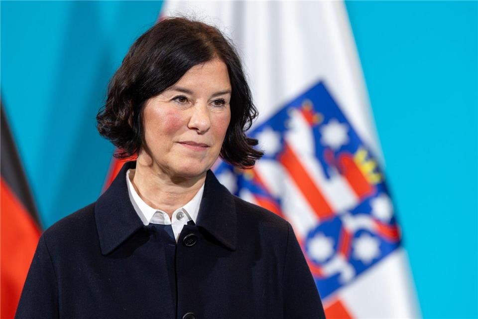 Thüringens Wirtschaftsministerin Colette Boos-John (CDU) hebt die Bedeutung des US-Marktes für die Thüringer Wirtschaft hervor. (Archivbild)Michael Reichel/dpa