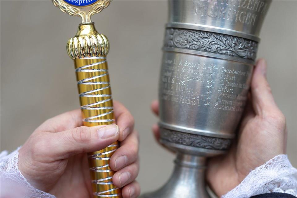 Thüringens neues Landesprinzenpaar kommt aus Südthüringen. (Archivbild)Michael Reichel/dpa