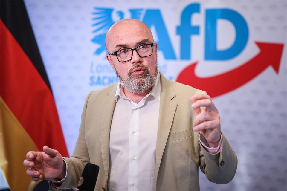 Tillschneider ist stellvertretender Landes- und Fraktionsvorsitzender der AfD in Sachsen-Anhalt. (Archivbild)Ronny Hartmann/dpa