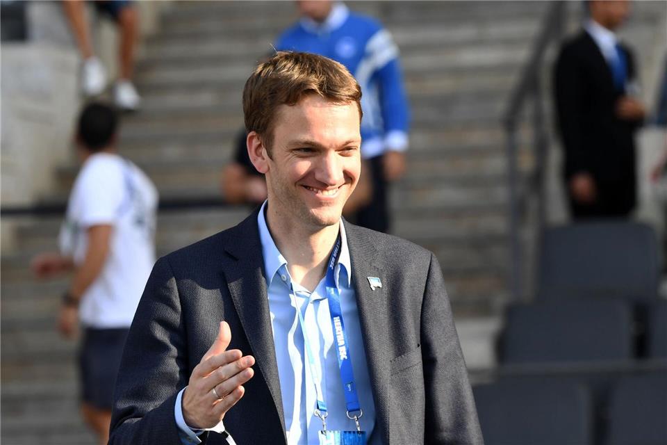 Tim Kauermann ist neuer Chef des Hertha-Aufsichtsrates. Sebastian Räppold/Matthias Koch/dpa