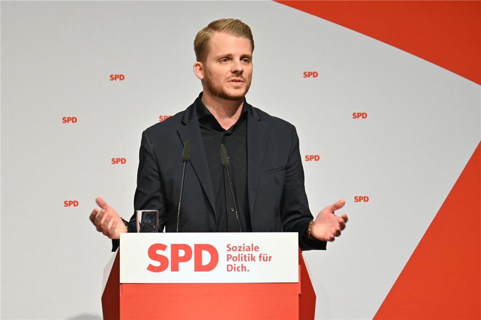 Tim Klüssendorf will an vorderster Front für die SPD kämpfen.Felix Müschen/dpa