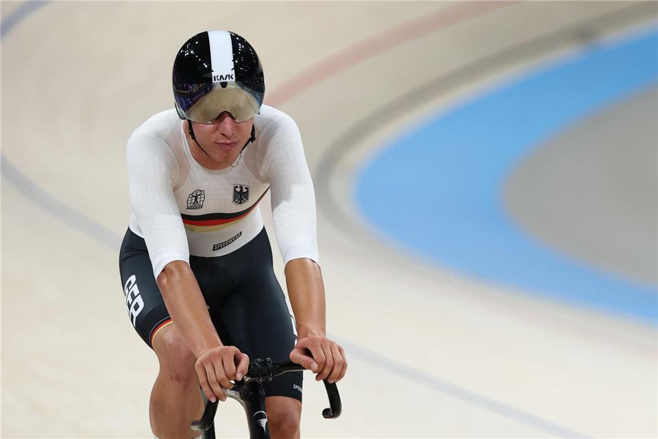 Tim Torn Teutenberg hat die Goldmedaille im Punktefahren geholt. (Archivbild)Jan Woitas/dpa