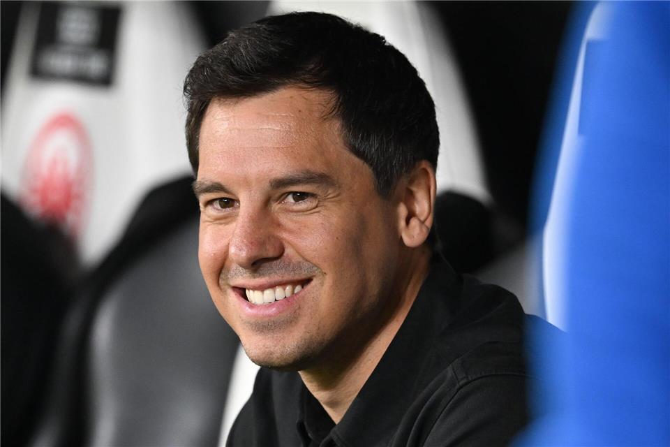 Timmo Hardung hat seinen Vertrag als Sportdirektor bei Eintracht Frankfurt vorzeitig verlängert.Arne Dedert/dpa