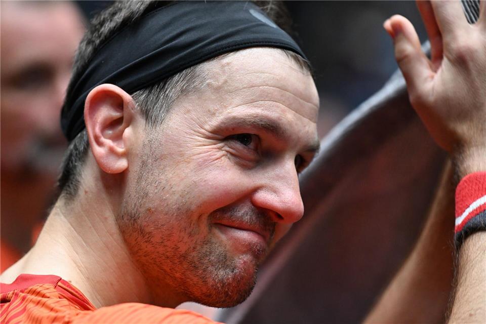 Timo Boll wird neben anderen Weltklasse-Spielern im Januar im Sportforum zugegen sein.Arne Dedert/dpa