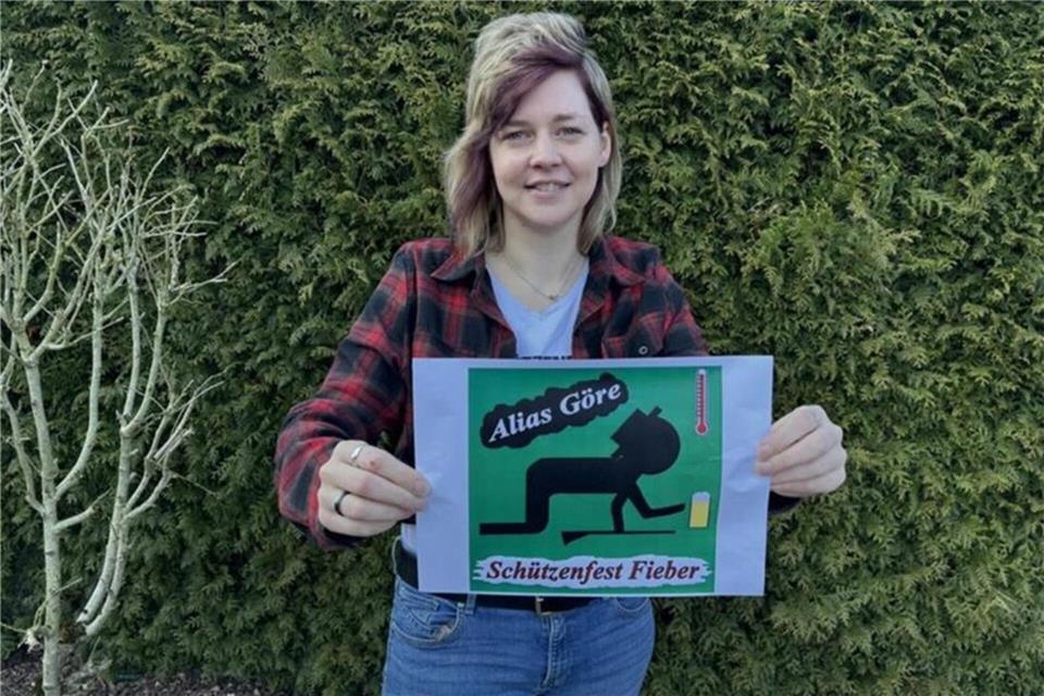 Tina Sanders erfüllt sich einen musikalischen Herzenswunsch mit einem Schützenfest-Lied.