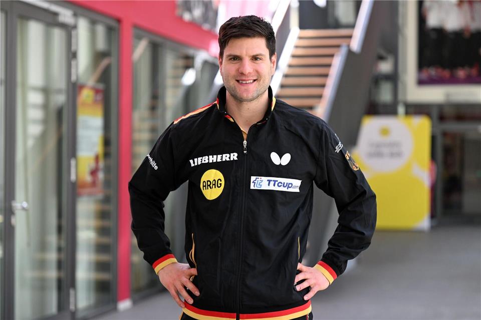 Tischtennis-Star Dimitrij Ovtcharov überzeugt in Frankfurt. (Archivbild)Federico Gambarini/dpa