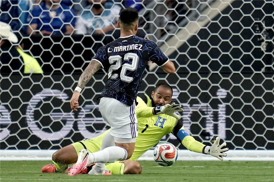 Titelverteidiger Argentinien ist einer der Mitfavoriten bei der WM in Mexiko, den USA und Kanada. Sam Craft/AP/dpa