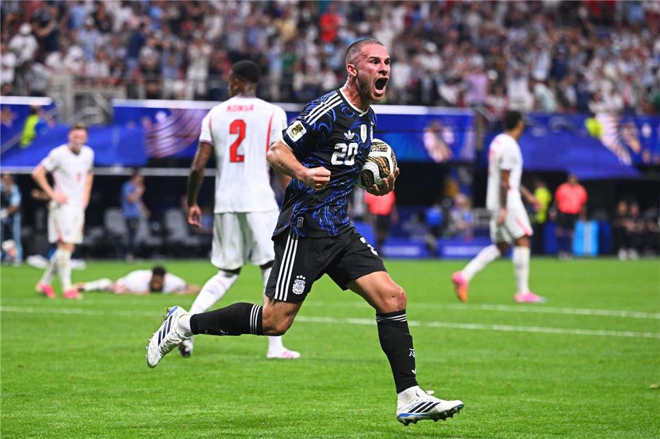 Titelverteidiger Argentinien steht wieder WM-Finale.Tom Weller/dpa