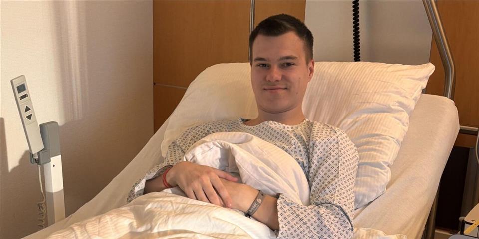 Tizian Schulte hat mit seiner Stammzellenspende vielleicht ein Leben gerettet.