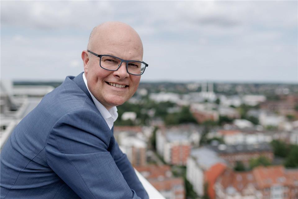 Tobias Goldschmidt setzt sich für grünen Wasserstoff aus Schleswig-Holstein ein. (Archivfoto)Markus Scholz/dpa