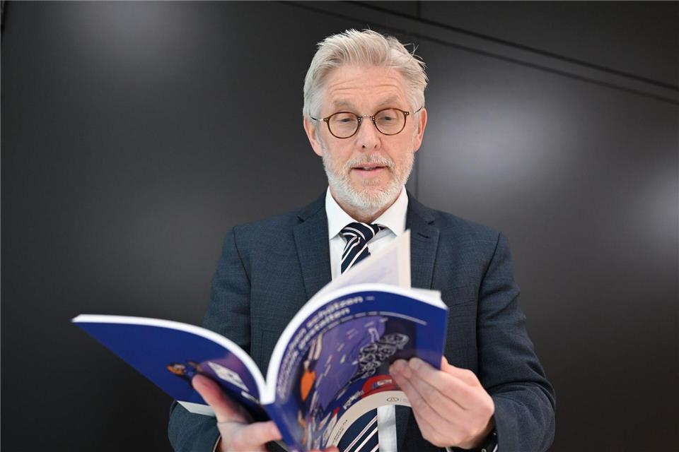 Tobias Keber ist seit Juli 2023 Landesbeauftragter für den Datenschutz und die Informationsfreiheit Baden-Württemberg.Bernd Weißbrod/dpa