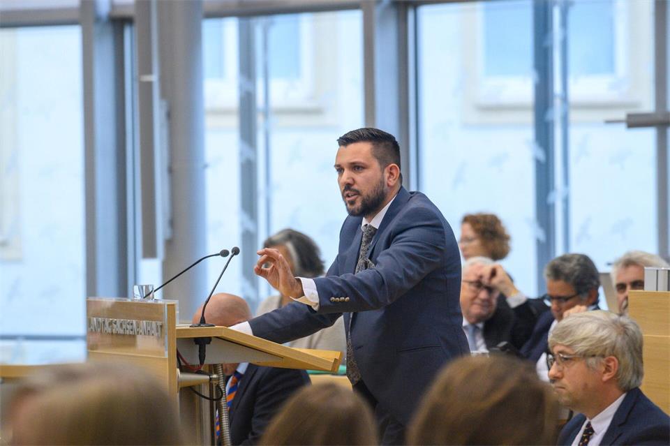 Tobias Rausch kassierte mehrfach Ordnungsrufe als Abgeordneter. (Archivbild)Klaus-Dietmar Gabbert/dpa