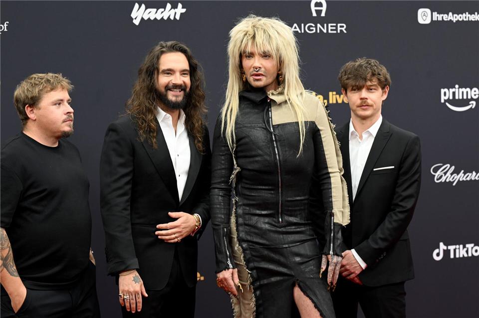Tokio Hotel werden bei den 26. Radio-Regenbogen-Awards als „Band International 2025“ ausgezeichnet. (Archivbild)Felix Hörhager/dpa