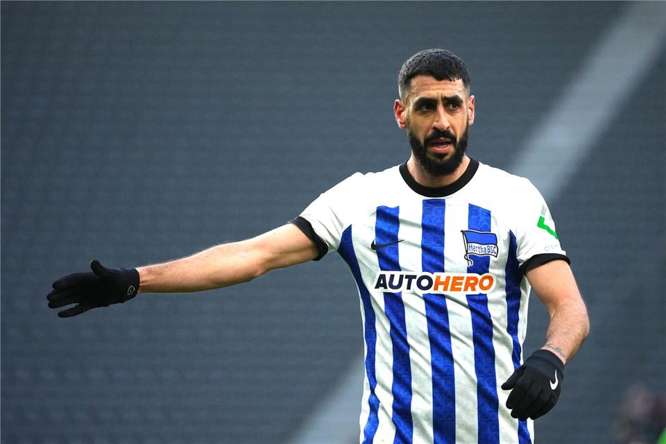 Tolga Cigerci spielte früher unter anderem für Hertha BSC. (Archivbild)Soeren Stache/dpa