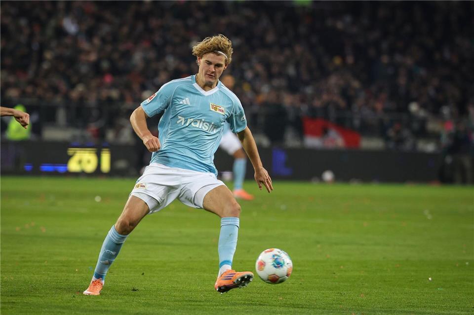 Tom Rothe trainierte bei Union Berlin mit. (Archivbild) Christian Charisius/dpa