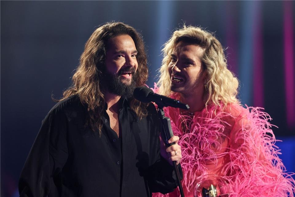 Tokio Hotel gehen 2025 auf Europa-Tournee Tom (l) und Bill Kaulitz sind Mitglieder der Band Tokio Hotel.