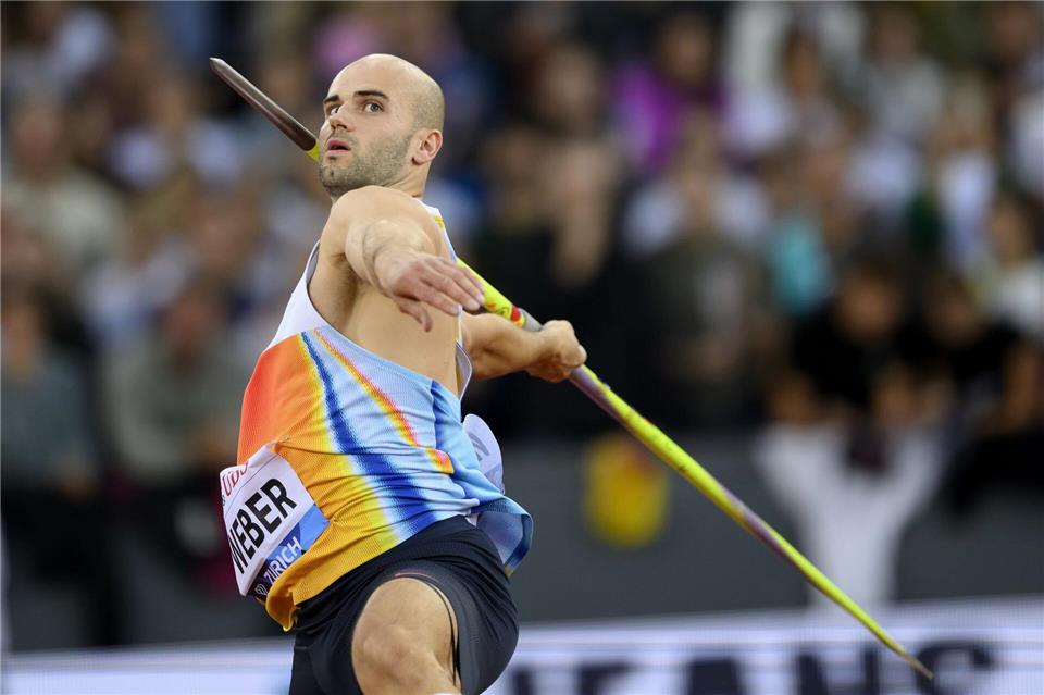 Mihambo: Gentests vor WM-Start lassen Fragen offen Top-Kandidat für eine Medaille: Speerwerfer Julian Weber.Ennio Leanza/KEYSTONE/dpa