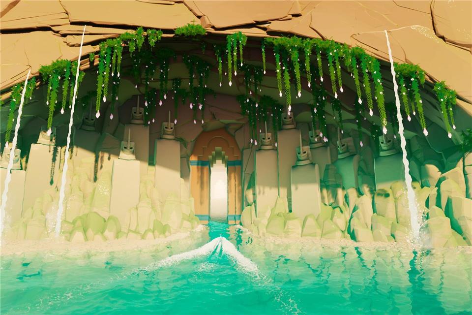 „Sword of the Sea“: Mit dem Surfschwert durch die Wüste Tor ins Unbekannte: Was sich wohl hinter diesem geheimnisvollen Eingang verbirgt?Giant Squid Studios/dpa-tmn
